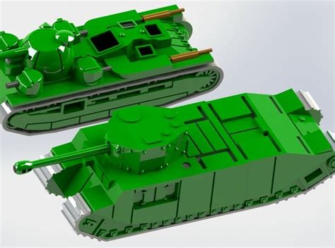 British Independent & TOG Tank 1/200 Single Models (9LENTDJHG) by MastersofMilitary