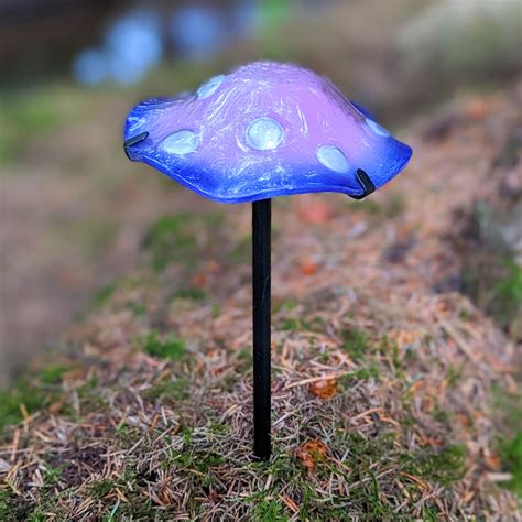 Pink Glow in the Dark Garden Mushroom - Away with the Fairies