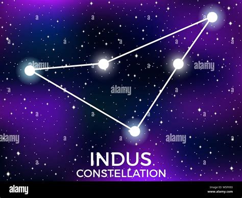 Indus constellation space astronomy hi-res stock photography and images - Alamy