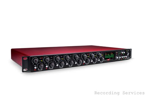 Focusrite Scarlett OctoPre Dynamic 8-Channel Microphone Mic Preamp+ADAT 192 kHz, Recording ...