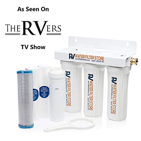 RV Water Filter Store Essential Portable RV Water Filter System with Iron and Heavy Metals Water ...