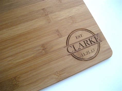 Logo Cutting Board Personalized Cutting Board Custom Laser - Etsy