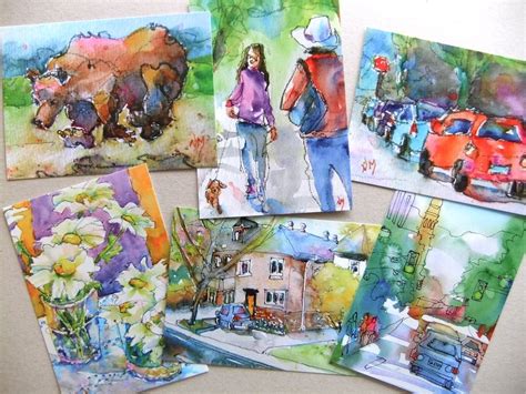 postcards of my watercolour paintings | Artist, Painting, Watercolor