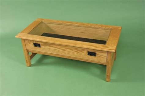 Coffee Table Glass Top Display Drawer | Display coffee table, Coffee table plans, Woodworking ...