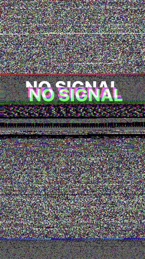 No Signal TV Screen Wallpaper - iXpap