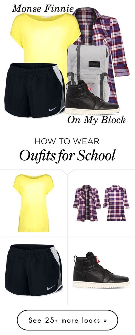 "Monse Finnie (On My Block)" by princessmikyrah on Polyvore featuring ...