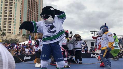 2018 NHL Mascot Showdown Highlights - YouTube