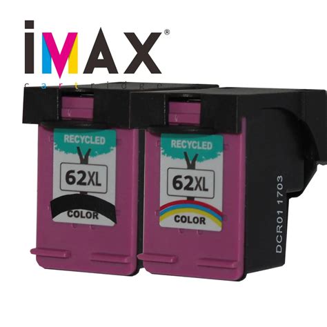 IMAX original body Black+Color Ink Cartridge 62XL FOR HP Printers HP ENVY 5640 5746 8045 5740 ...