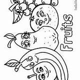Frutas Coloring Pages sketch template