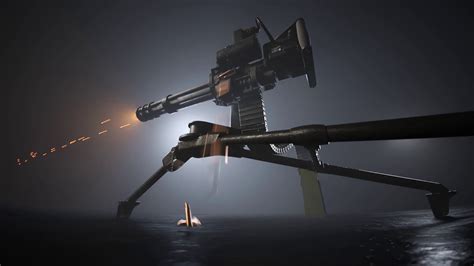 Minigun Firing To Invisible Target Deadly Stock Motion Graphics SBV-347592558 - Storyblocks