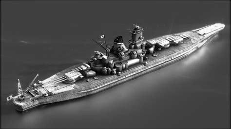 Japanese battleship Musashi 3D model | CGTrader