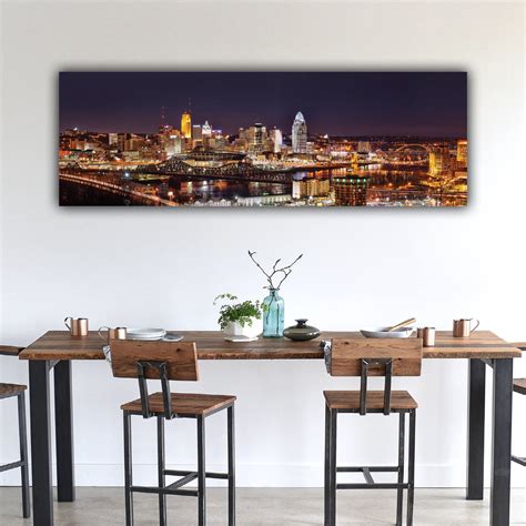 Cincinnati Skyline Wall Art | Holy Cow Canvas