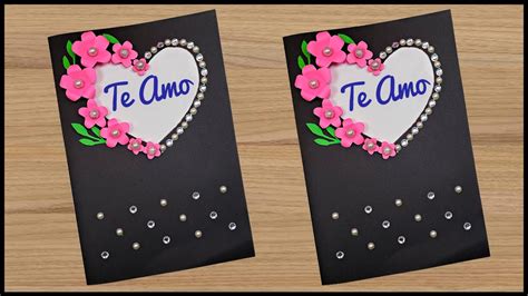 Tarjeta para el 14 de febrero hecha a mano | Manualidades para san valentín | Friendship day ...