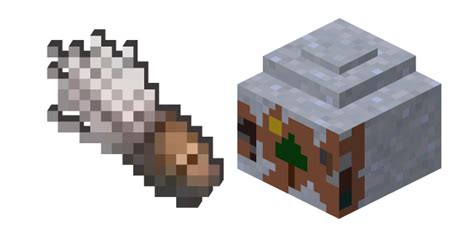 Minecraft Brush and Clay Pot cursor – Custom Cursor