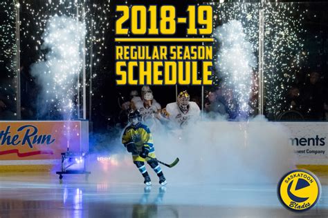 Blades Unveil Full 2018-19 Regular Season Schedule – Saskatoon Blades