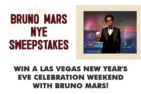 Win Bruno Mars Concert Tickets Giveaway | SweepstakeBible