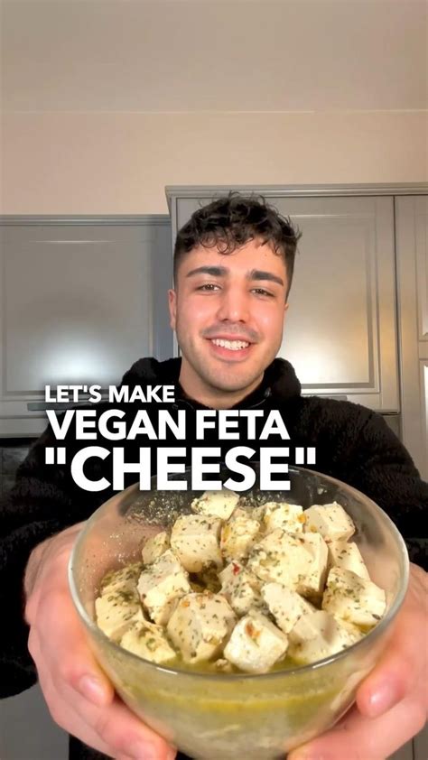 Vegan Feta Cheese | Vegan cheese recipes, Vegan feta cheese, Tasty vegetarian recipes