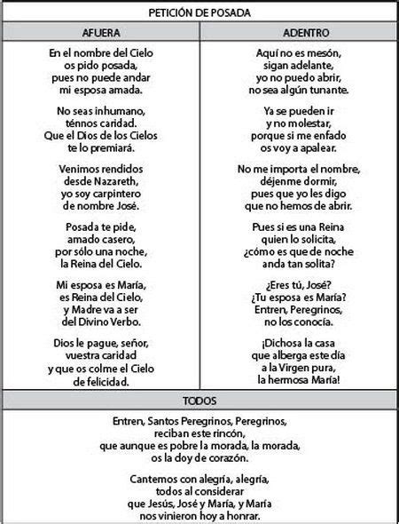 Letanías para pedir posada. | Canto para pedir posada, Cantos para ...