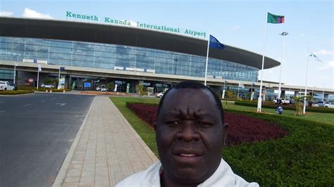 Kenneth Kaunda international Airport In Lusaka Zambia After The African Union Summit - YouTube