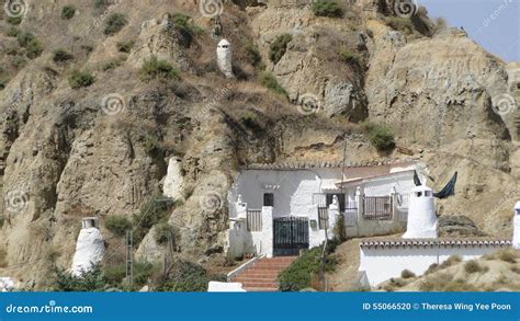 Cave Dwelling In Guadix, Spain Editorial Image - Image: 55066520