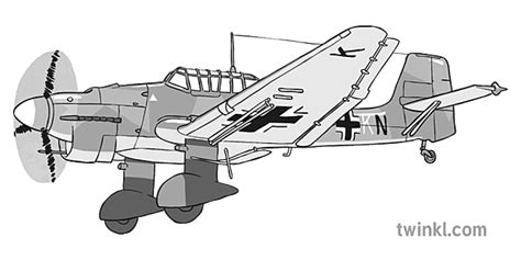 junkers ju 87 stuka fekete fehér