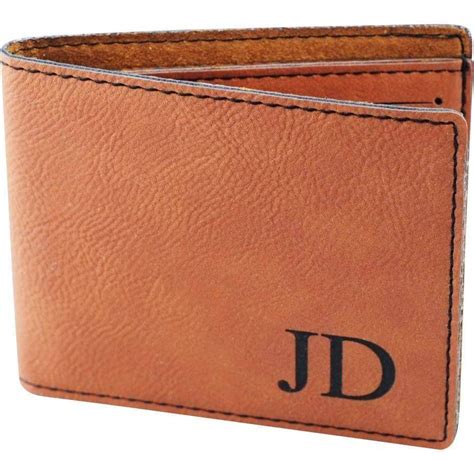 Monogram Leather Wallet - Personalized Mens Wallet – Joyful Moose