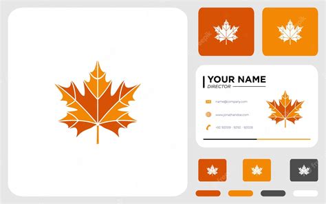 Premium Vector | Maple leaf logo design template