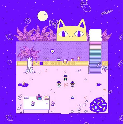 OMOCAT · from illustration to video game OMORI KICKSTARTER... | Game inspiration, Game ...