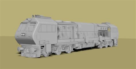 INDIAN TRAIN LOCOMOTIVE DIESEL ENGINE 3D MODEL 3D model | CGTrader