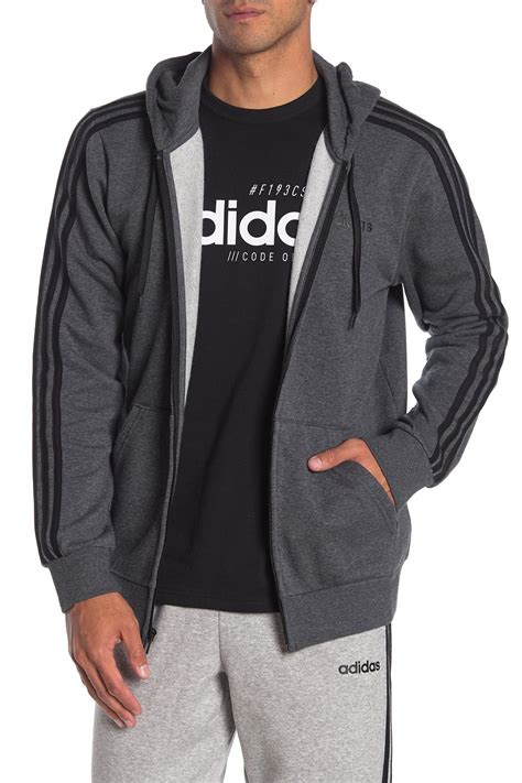 adidas | 3-Stripe Zip Hoodie | Nordstrom Rack