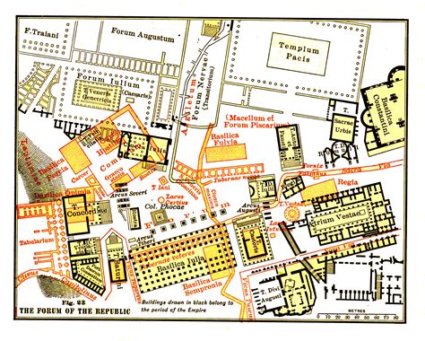 Roman Forum Map | Color 2018