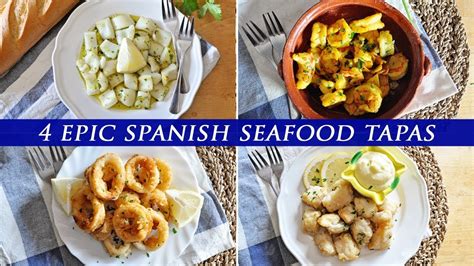 4 EPIC Spanish Seafood TAPAS You HAVE TO MAKE - YouTube