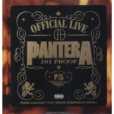 Pantera OFFICIAL LIVE Vinyl Record