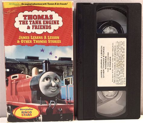 Mavin | Thomas the Tank Engine & Friends James Learns a Lesson VHS Video Tape Train RARE