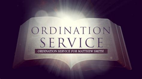 Ordination Service for Matthew Smith – Vision Baptist Church in Alpharetta, GA