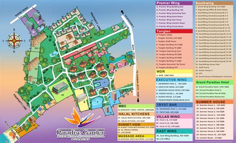 Site map - Paradise Garden Resort Hotel & Convention Center Boracay