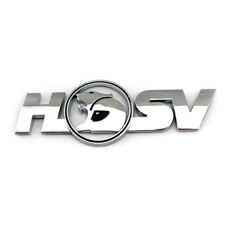 Gloss Black HSV Auto Tailgate Emblem, Matt Black HSV Car Logo 3d Sticker Badge-in Car Stickers ...