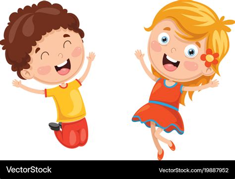 Kids playing Royalty Free Vector Image - VectorStock