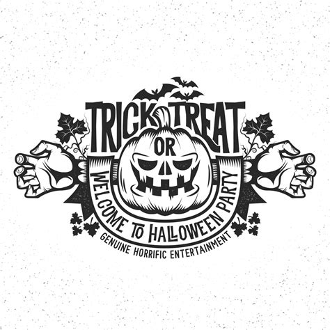 Halloween logo, emblem, poster pumpkin with outstretched arms 3205151 Vector Art at Vecteezy