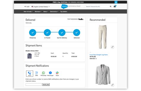 Salesforce Shipment Tracking