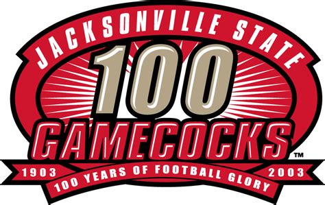 Jacksonville State Gamecocks Logo - Anniversary Logo - NCAA Division I ...