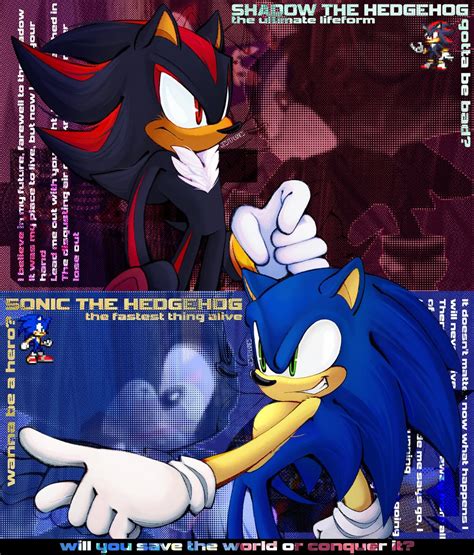 sonic and shadow :3 : r/SonicTheHedgehog