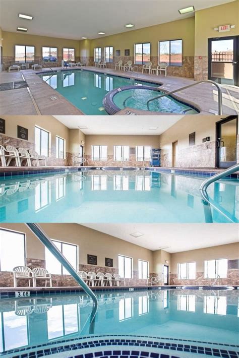 Indoor heated pool & hot tub at Page Hotel | Comfort inn and suites, Suites, Pool hot tub