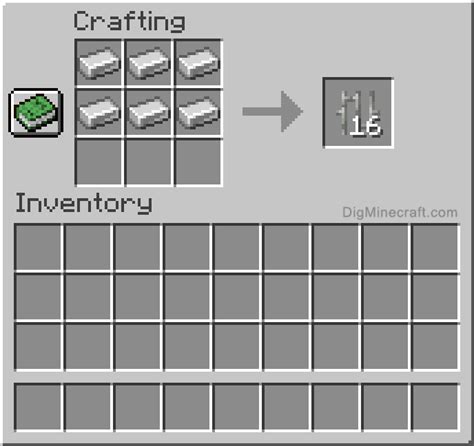 How to make Iron Bars in Minecraft