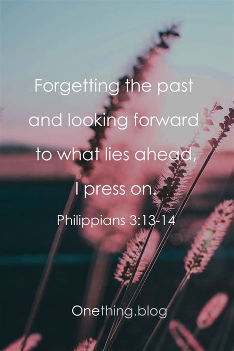 Forgetting the past: Totally forgiving ourselves. | Onething.blog Bible ...