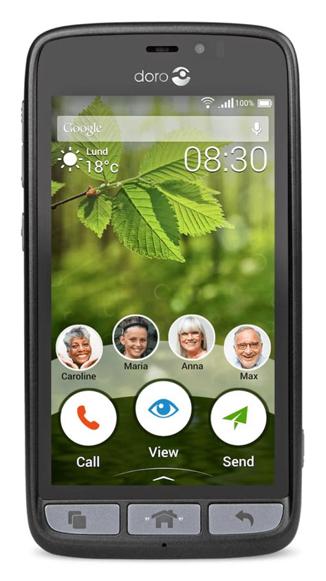 Doro introduces the 8030 - a smart phone for older people. Offers ...