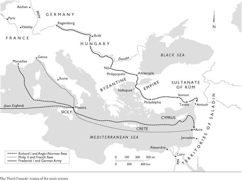 Third Crusades Map