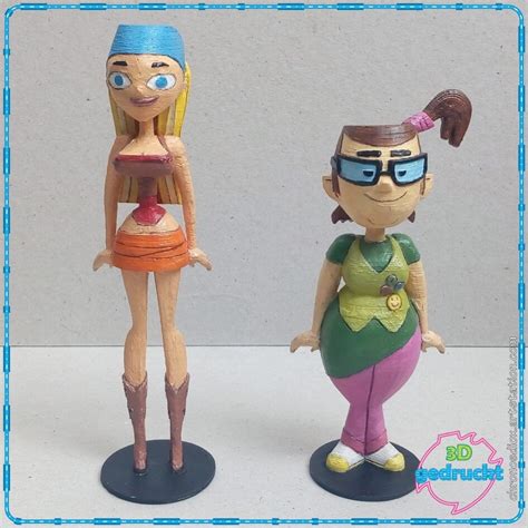 ArtStation - Lindsay and Beth 3d printed fanart figures from Total Drama