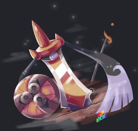 Who says a Sword requires an Owner? [Aegislash Fanart] : pokemon