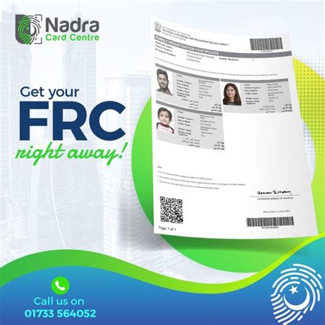 FRC Online | Family Registration Certificate | Nadra Card Centre